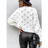 Pearl on Me Long Sleeve Sweater - sexicats