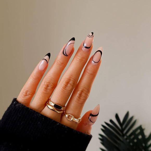 Black Elegant Press-On Nails