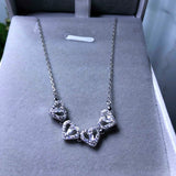 2021 New Diamond Love Folding Necklace