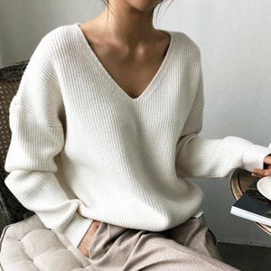 Cozy Up V-neck Sweater - sexicats