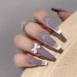 Stay Bowknot Press-On Nails