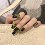Chic Green Press-On Nails