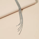 Tassels Side Necklace