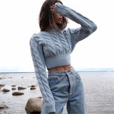 Knitted Crop Sweater