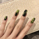 Chic Green Press-On Nails