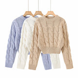 Knitted Crop Sweater