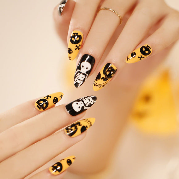Halloween Ghost Press-On Nails