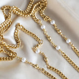 Pearl Gold Anti-lost Multifunctional Necklace