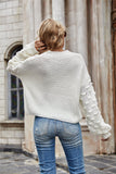 Cute This Puff Sleeve Sweater - sexicats