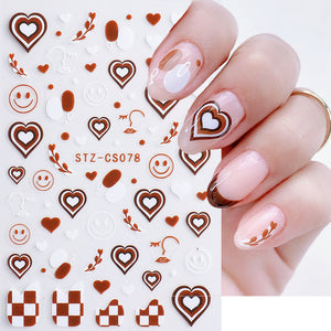 Chocolate Nails Stickers