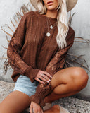 Lacy Cozy Knit Sweater - sexicats