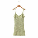 Emmie Green Floral Dress - UnikWe Boutique