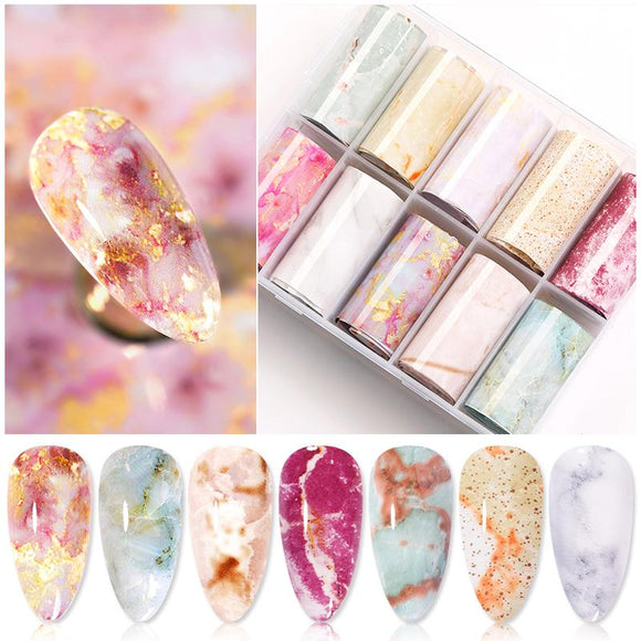 Marble Nail Art Transfer Stickers