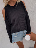 Get the Look Cold Shoulder Sweater - sexicats