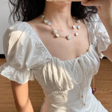 Aleah White Dress - UnikWe Boutique