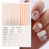 Curve Nails Stickers