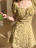 Totally Fabulous Puff Sleeve Mini Dress - UnikWe Boutique