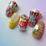 Floral Nails Stickers